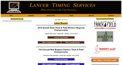 Desktop Screenshot of lancertiming.com